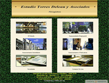 Tablet Screenshot of estudiotorresdeleau.com.ar